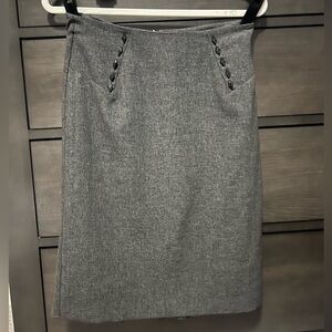 BCX Charcoal Pencil Skirt